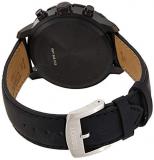 Tissot Men's T095.417.36.057.01 'Quickster' Black Dial Black Leather Strap Chronograph Swiss Quartz Watch