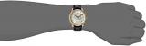 Tissot Men's T1014173603100 Stainless Steel Watch With Black Faux-Leather Band