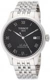 Tissot mens Le Locle Stainless Steel Dress Watch Grey T0064071105300