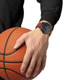 Tissot mens NBA Special Edition Stainless Steel Sport Watch Orange T1166173605112