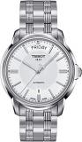 Tissot T-Classic Automatic III Day Date White Dial Men's Watch T065.930.11.031.00