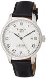 Tissot mens Le Locle Stainless Steel Dress Watch Black T0064071603300