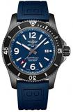 Breitling Superocean Waterproof 2000 Meters, Black Steel, Blue Dial, 46mm Watch