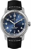 Breitling Navitimer 8 Automatic 41 Blue Dial Black Leather Strap Men's Watch (REF. A17314101C1X2)