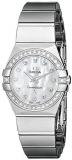Omega Women's Mother-of-Pearl Dial Diamond Accent Watch (123.15.24.60.55.001)