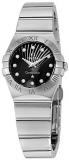 Omega Women's Constellation Swiss-Quartz Watch with Stainless-Steel Strap, Silver, 19 (Model: 12310246051002)