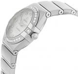 Omega Constellation 123.15.24.60.55.002 24mm Steel Diamonds Luxury Watch