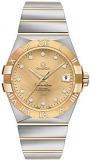 Omega Constellation Champagne Dial with Diamond Markers Luxury Watch 123.25.35.20.58.002