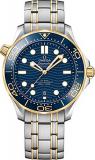 Omega Seamaster Sedna Blue Dial Steel and 18K Yellow Gold Watch 210.20.42.20.03.001