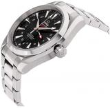Omega Seamaster Aqua Terra GMT Automatic Black Dial Stainless Steel Mens Watch 231.10.43.22.01.001