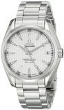 Omega Men's 23110392102002 Analog Display Automatic Self Wind Silver Watch