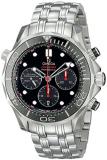 Omega Men's 21230425001001 Analog Display Automatic Self Wind Silver Watch