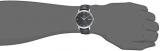 Omega Men's 42413402001001 Stainlesss Steel Watch with Black Leather Band