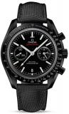 Omega Speedmaster Co-Axial Chronograph "Dark Side of the Moon" Black Dial Black Fabric Mens Watch 31192445101003