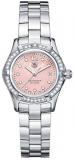 Tag Heuer Women's Aquaracer White Diamond (0.62 ctw) Pink Mother Of Pearl Dial Stainless Steel