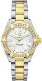 Tag Heuer Aquaracer Diamonds Gold Steel Mother Of Pearl Dial 32mm WBD1321.BB0320