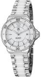 Tag Heuer WAH1213-BA0861 Women's Formula 1 Diamond Stainless Steel and White Ceramic White Dial
