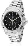 Tag Heuer Men's CAF101E.BA0821 Aquaracer Black Stainless Steel Watch