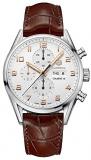 Tag Heuer Carrera White Dial Brown Leather Strap Men's Watch CV2A1AC.FC6380