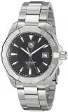 TAG Heuer Men's Aquaracer Quartz Watch with Stainless-Steel Strap, Silver, 20 (Model: WAY1110.BA0928)