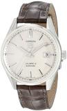 TAG Heuer Men's WAR211B.FC6181 Carrera Stainless Steel Automatic Watch with Brown Leather Band