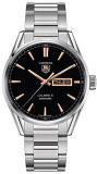 Tag Heuer Carrera Calibre 5 Black Dial Stainless Steel Mens Watch WAR201CBA0723