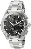 TAG Heuer Men's Aquaracer Swiss-Automatic Watch with Stainless-Steel Strap, Silver, 20 (Model: CAY2110.BA0927)