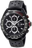 TAG Heuer Men's CAZ2011.FT8024 Stainless Steel Watch with Black Rubber Band
