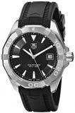 TAG Heuer Men's WAY1110.FT8021 300 Aquaracer Stainless Steel Watch with Black Rubber Band