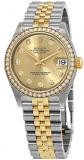Rolex Datejust 31 Champagne Diamond Dial Ladies Steel and 18kt Yellow Gold Jubilee Watch 278383CDJ
