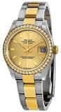 Rolex Datejust 31 Champagne Dial Ladies Steel and 18kt Yellow Gold Oyster Watch 278383CSO