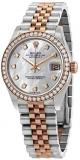 Rolex Datejust Mother of Pearl Diamond Dial Automatic Ladies Steel and Everose Gold Jubilee Watch 278381MDJ