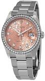 Rolex Datejust 36 Pink Jubilee Diamond Dial Automatic Unisex Oyster Watch 126284PJDO