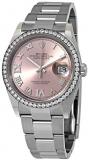 Rolex Datejust 36 Pink Diamond Dial Automatic Unisex Oyster Watch 126284PRDO