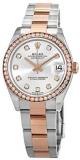 Rolex Datejust 31 Silver Diamond Dial Automatic Ladies Steel and 18kt Everose Gold Oyster Watch 278381SDO