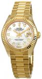 Rolex Lady Datejust Automatic Chronometer Diamond White Mother of Pearl Dial Ladies Watch 279178MDP