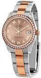 Rolex Datejust 31 Rose Dial Automatic Ladies Steel and Everose Gold Oyster Watch 278381PRO