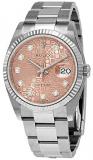 Rolex Datejust 36 Pink Jubilee Diamond Dial Automatic Men's Oyster Watch 126234PJDO