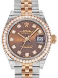 Rolex Lady Datejust Chocolate Diamond Dial Automatic Watch 279381CHDJ