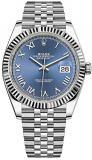 Rolex Datejust 41 Blue Roman Numeral Dial Men's Luxury Watch Ref. 126334