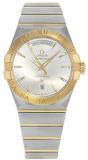 Omega Constellation Co-Axial Day-Date 38mm Yellow Gold on Steel Men's Watch 123.20.38.22.02.002