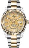 326933 - Rolex Sky-Dweller Gold & Steel Mens Watch