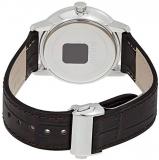 Rado Coupole L Silver Dial Brown Leather Strap Quartz Mens Watch R22864025