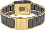 Rado Integral L Jubile Black Dial Ceramic SS Quartz Male Watch R20204712