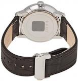 Rado Coupole L Silver Dial Brown Leather Strap Quartz Mens Watch R22864035