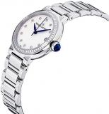 Maurice Lacroix Women's Fiaba Swiss-Quartz Watch with Stainless-Steel Strap, Silver, 16 (Model: FA1004-SD502-170)