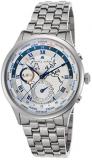 Maurice Lacroix Mp6008-Ss002-111 Men's Masterpiece Automatic GMT Ss Silver-Tone Dial Ss Watch