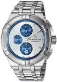 Maurice Lacroix Men's Aikon Swiss Quartz Watch with Stainless Steel Strap, Silver, 20 (Model: AI1018-SS002-131-1)