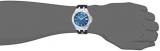 Maurice Lacroix Men's Aikon Stainless Steel Swiss Quartz Watch with Leather Strap, Blue, 21.5 (Model: AI1008-SS001-430-1)