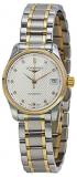 Longines Master Collection in Steel and 18K Gold Automatic Diamond Markers Women's Watch